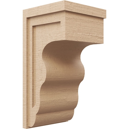 Ekena Millwork 12"W x 12"D x 24"H Wide Highland Rough Cedar Woodgrain TimberThane Corbel, Primed Tan CORUR12X12X24HLDRCPR